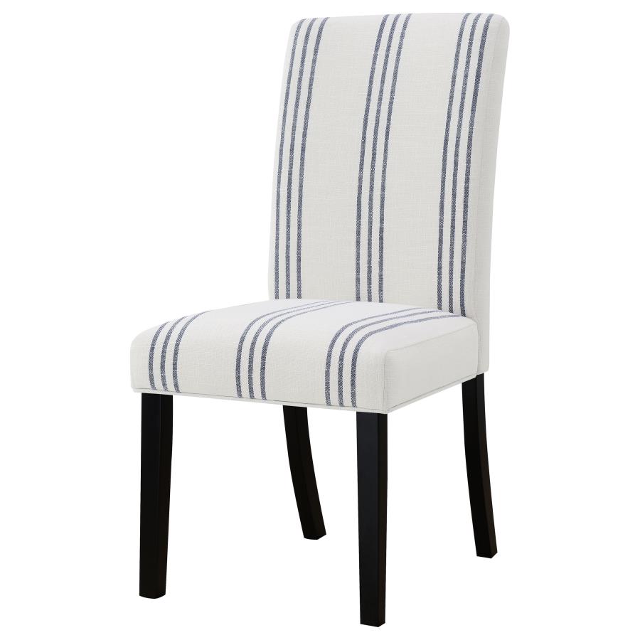 Herran Upholstered Dining Side Chair Beige (Set of 2) view 5