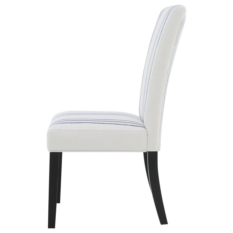 Herran Upholstered Dining Side Chair Beige (Set of 2) view 6