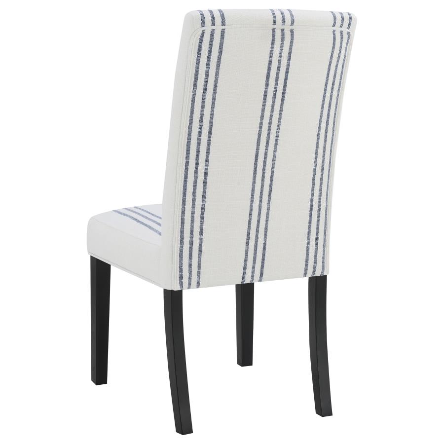 Herran Upholstered Dining Side Chair Beige (Set of 2) view 7