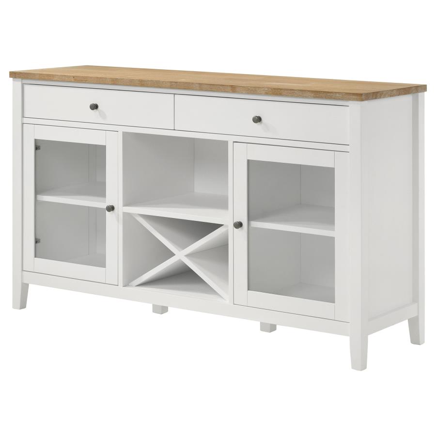 Hollis 2-door Dining Sideboard Buffet Storage Cabinet White view 5