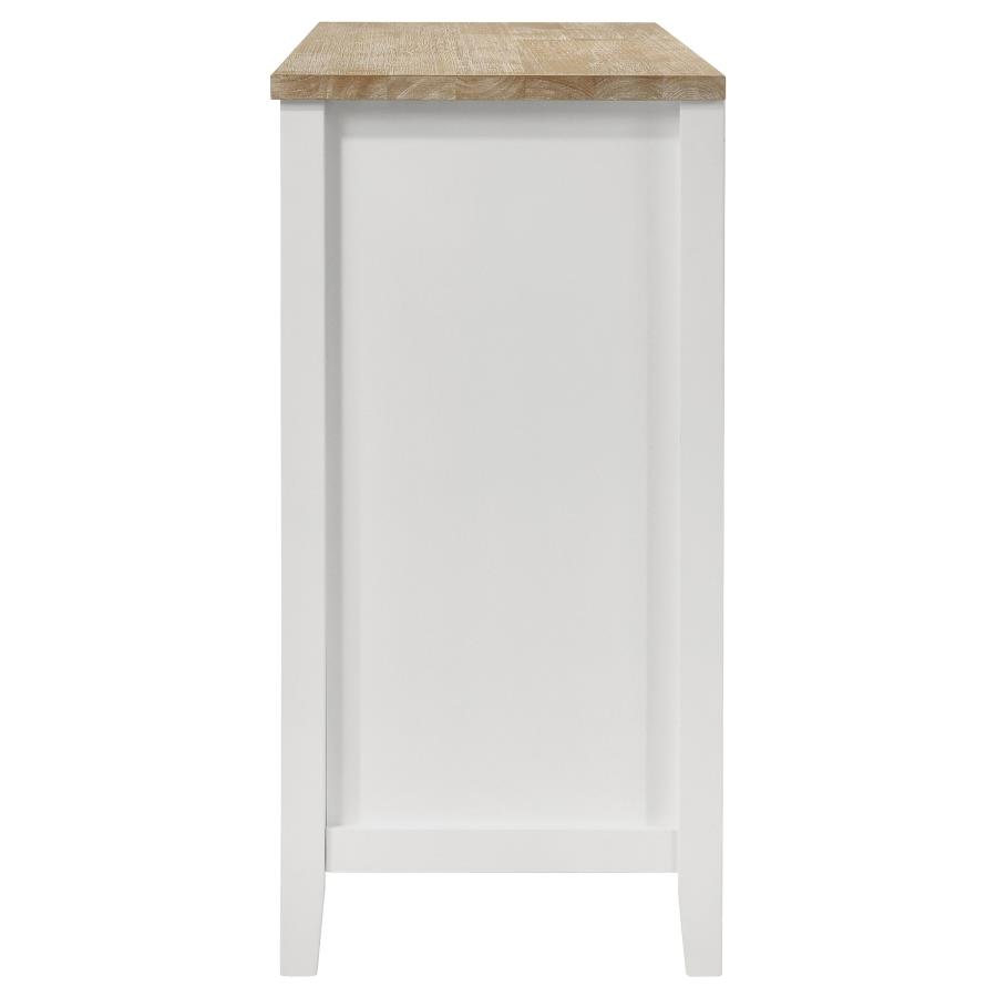 Hollis 2-door Dining Sideboard Buffet Storage Cabinet White view 6