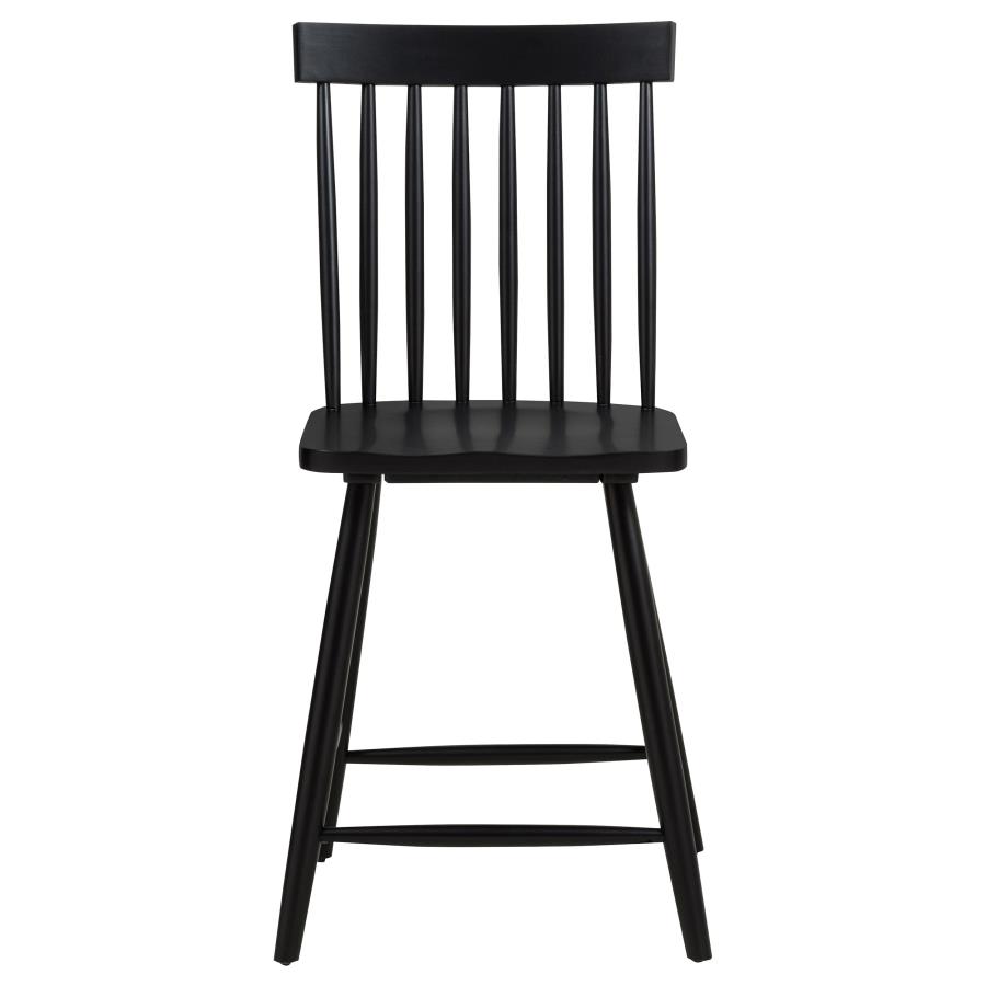 Andrews Windsor Counter Height Dining Side Chair Black (Set of 2) view 4