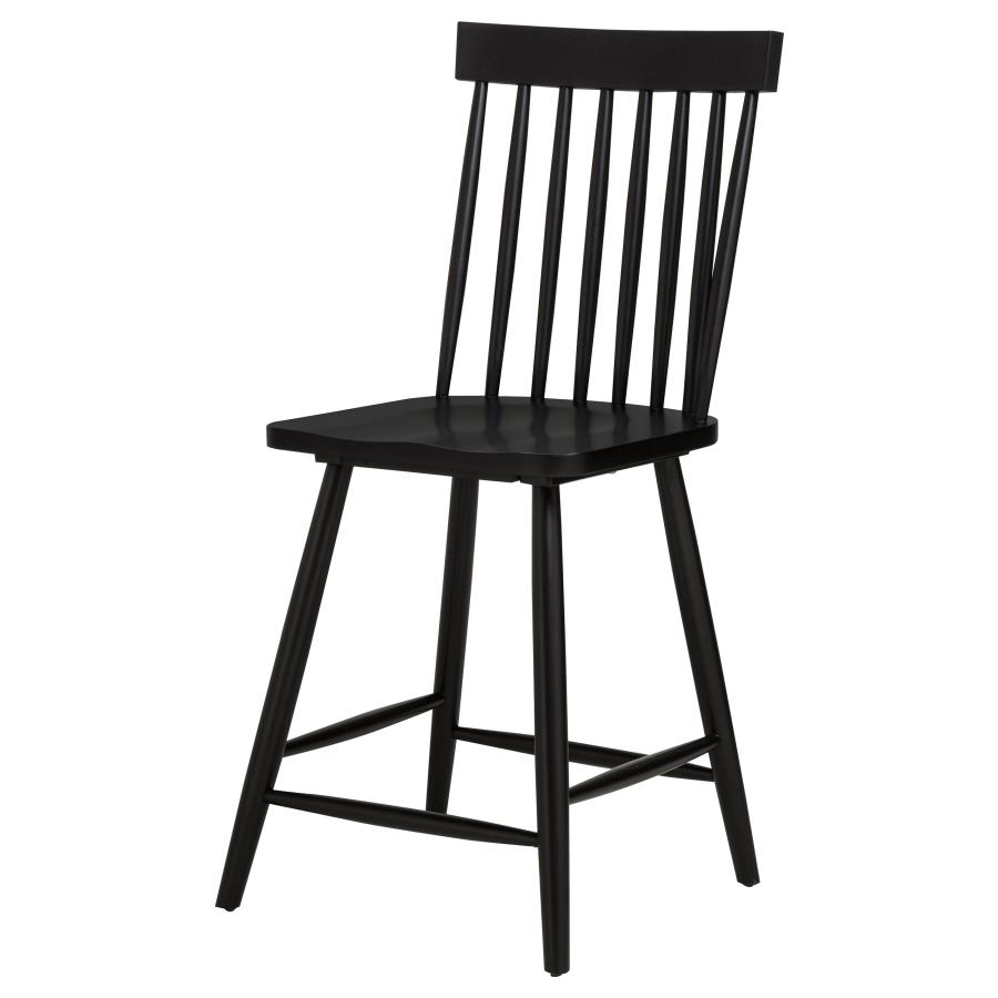 Andrews Windsor Counter Height Dining Side Chair Black (Set of 2) view 5