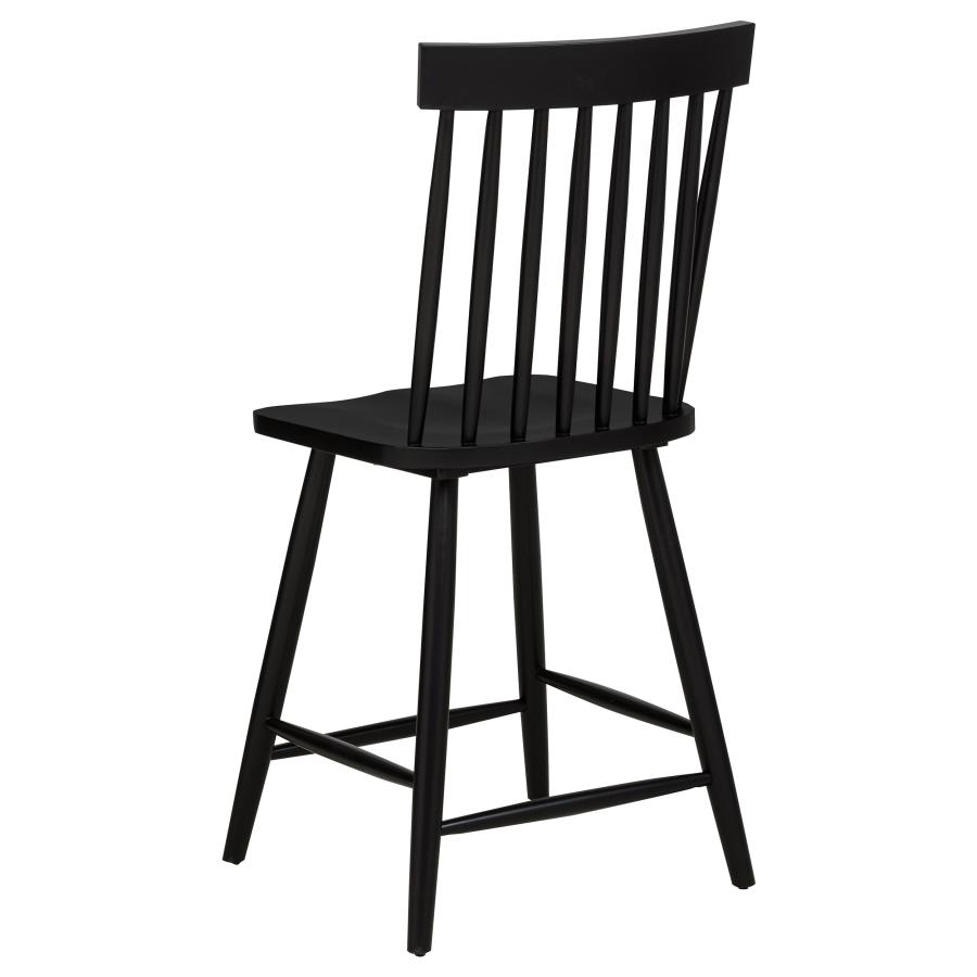 Andrews Windsor Counter Height Dining Side Chair Black (Set of 2) view 7