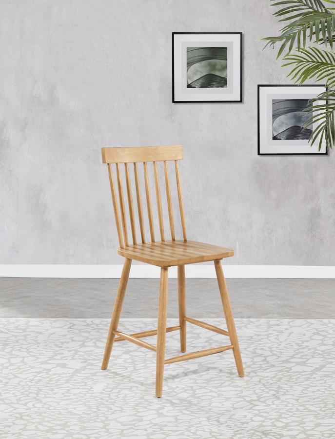 Andrews Windsor Counter Height Dining Side Chair Light Ash (Set of 2) view 2