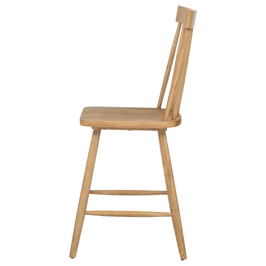 Andrews Windsor Counter Height Dining Side Chair Light Ash (Set of 2) view 6