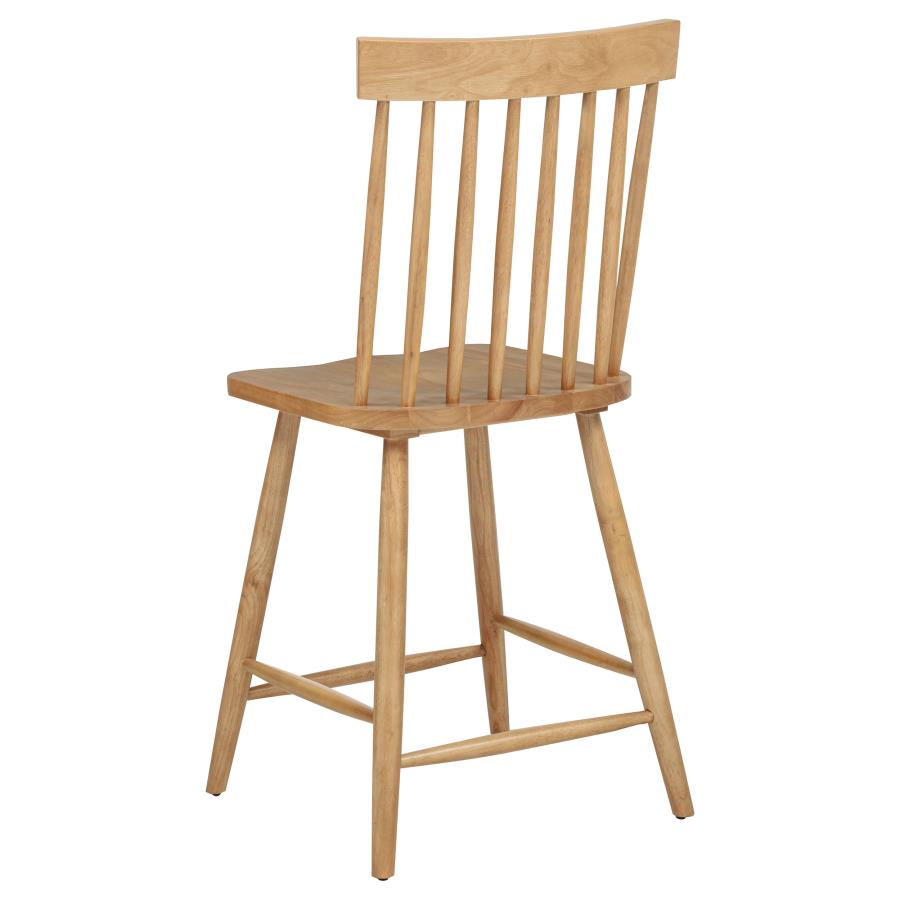 Andrews Windsor Counter Height Dining Side Chair Light Ash (Set of 2) view 7