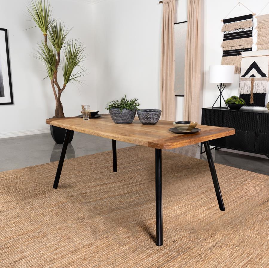 Maverick 70-inch Solid Wood Dining Table Natural Mango view 2
