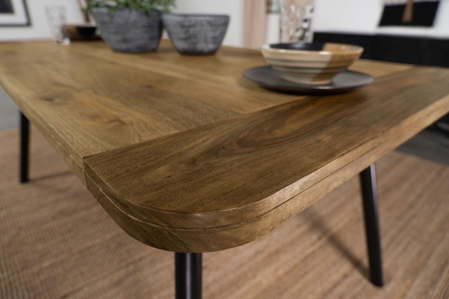 Maverick 70-inch Solid Wood Dining Table Natural Mango view 6