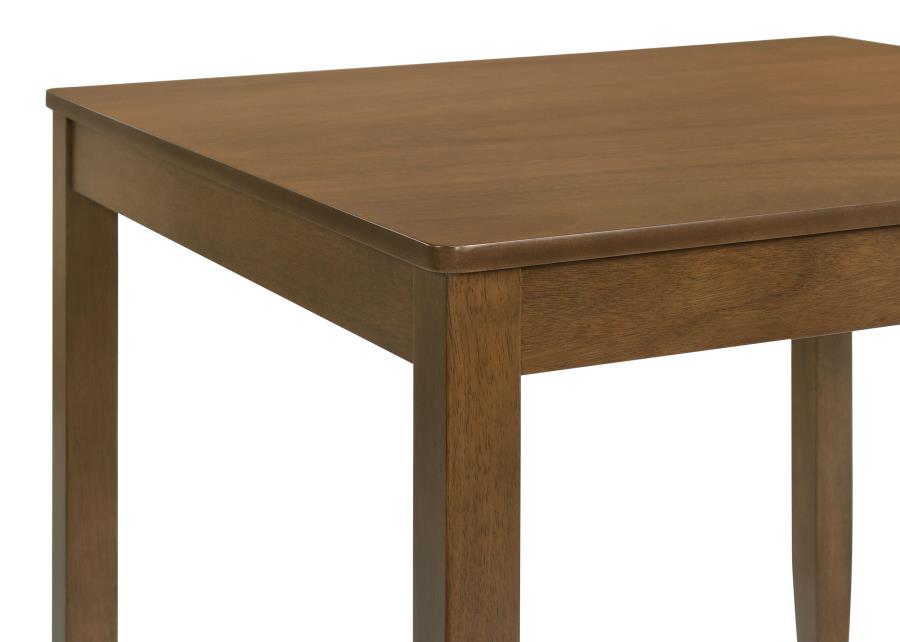 Parkwood 5-piece Square Dining Table Set Honey Brown view 6