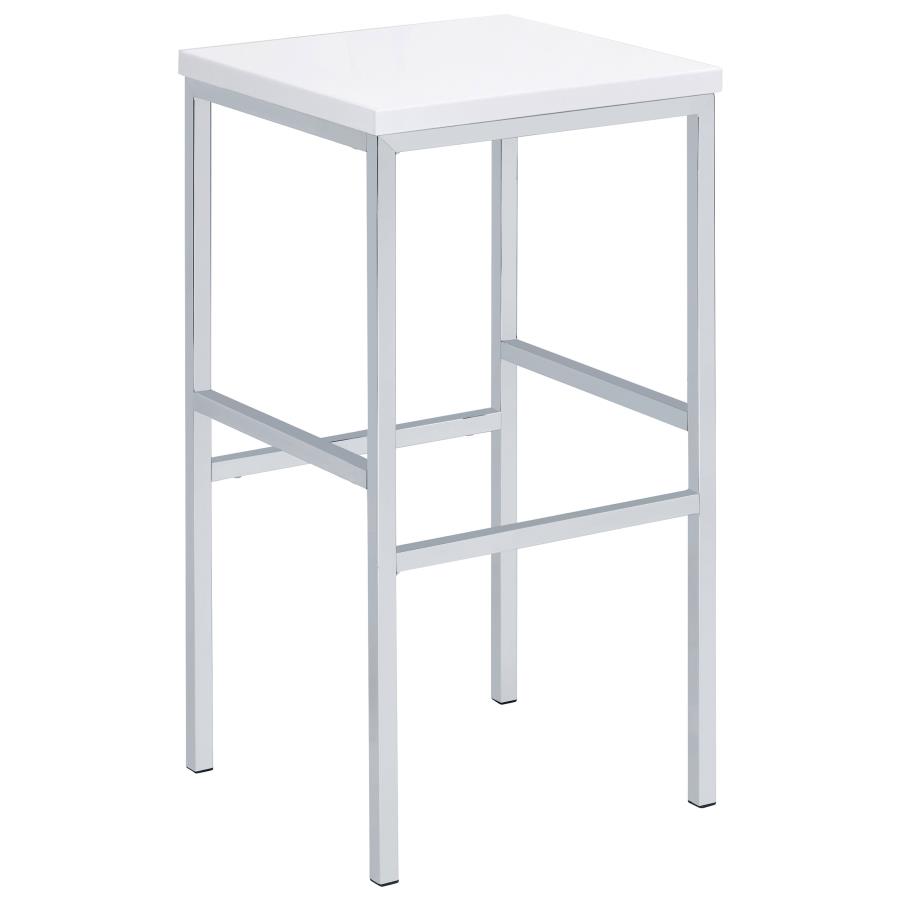 Natividad 5-piece Pub Height Bar Table Set White High Gloss view 5