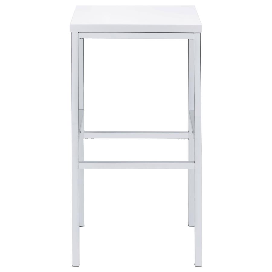 Natividad 5-piece Pub Height Bar Table Set White High Gloss view 6