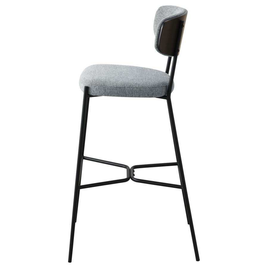 Elison Pub Height Bar Stool Grey (Set of 2) view 6