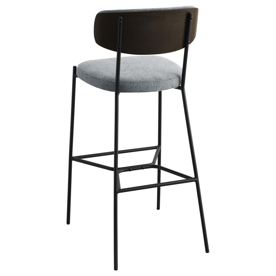 Elison Pub Height Bar Stool Grey (Set of 2) view 7