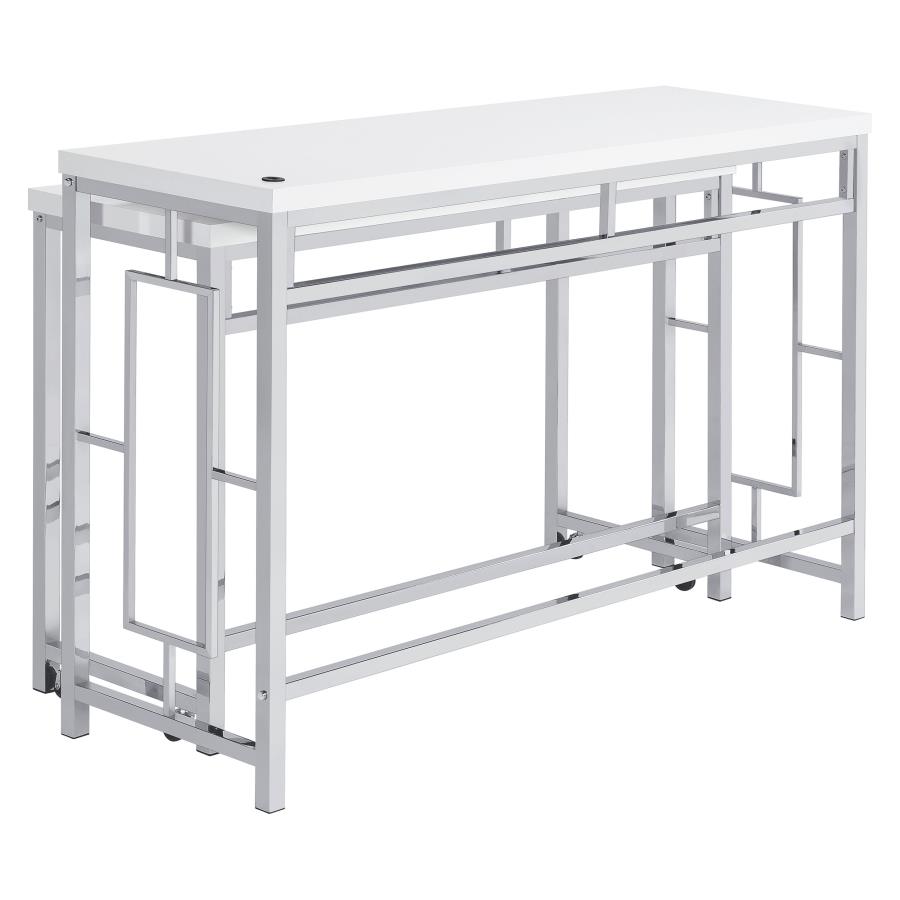 Jackson 4-piece Multipurpose Counter Height Table Set White view 6