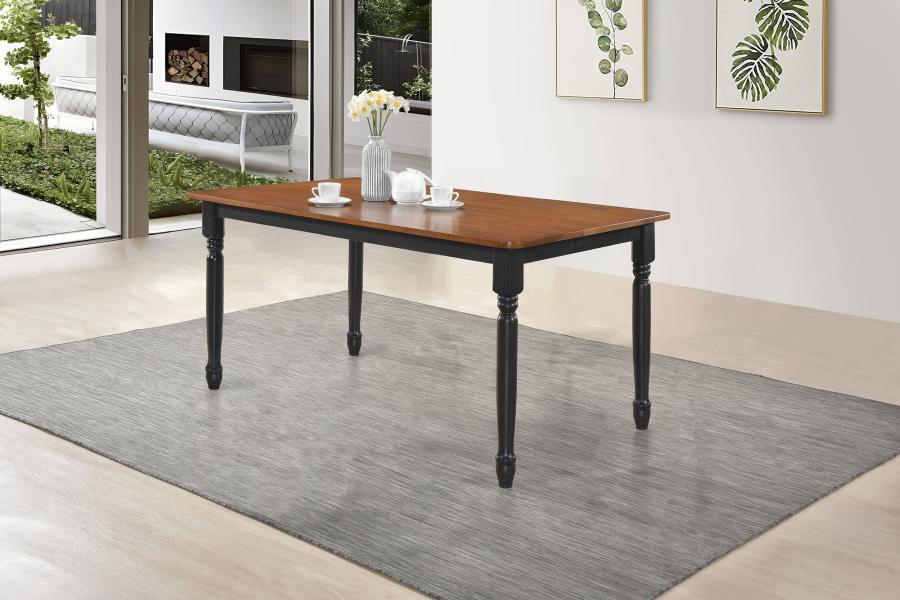 Hollyoak Rectangular 63-inch Wood Dining Table Walnut view 2