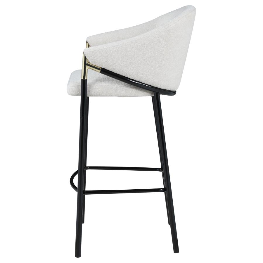 Chadwick Fabric Upholstered Bar Chair Beige (Set of 2) view 6