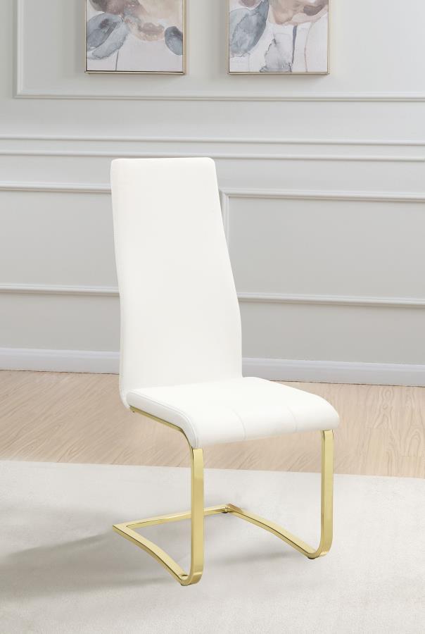 Montclair Upholstered Dining Side Chair White (Set of 4) view 2