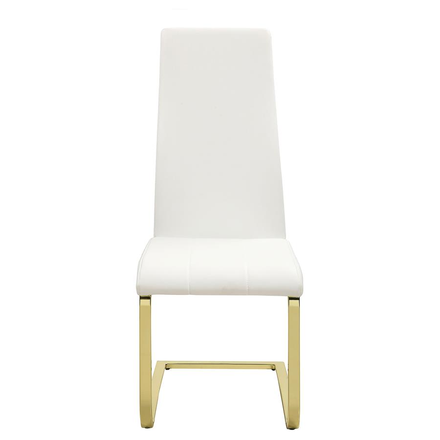 Montclair Upholstered Dining Side Chair White (Set of 4) view 4