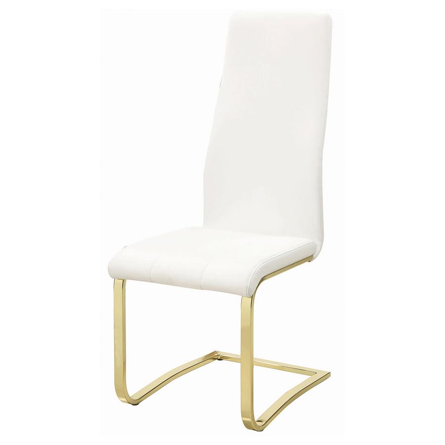 Montclair Upholstered Dining Side Chair White (Set of 4) view 5