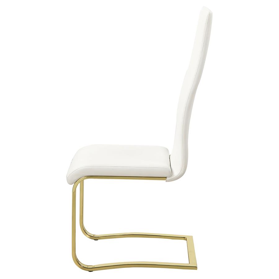 Montclair Upholstered Dining Side Chair White (Set of 4) view 6