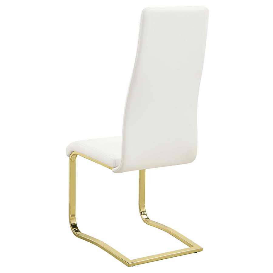 Montclair Upholstered Dining Side Chair White (Set of 4) view 7