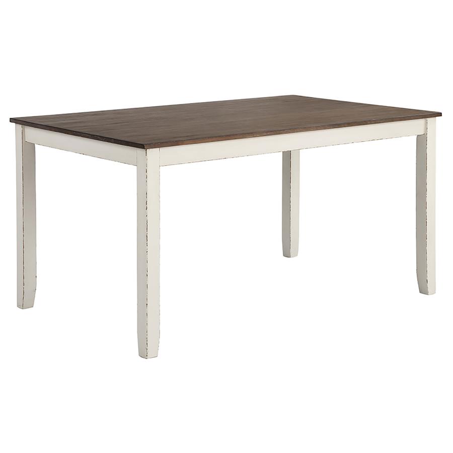 Fortress 7-piece Rectangular Dining Set Vintage Vanilla view 3