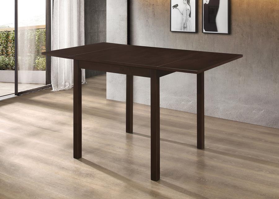 Kelso Rectangular 52-inch Extension Dining Table Cappuccino view 2