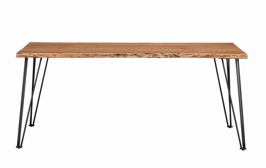 Sherman 71-inch Live Edge Dining Table Natural Acacia view 3
