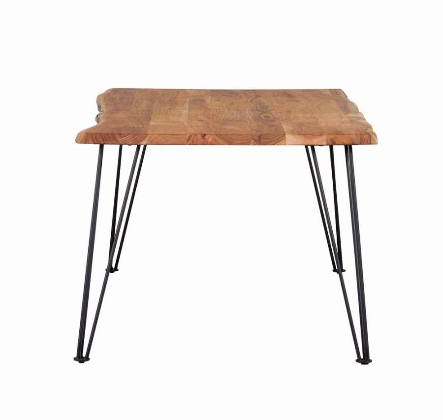 Sherman 71-inch Live Edge Dining Table Natural Acacia view 4