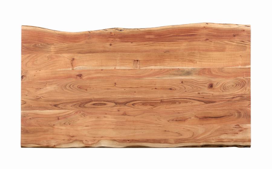 Sherman 71-inch Live Edge Dining Table Natural Acacia view 5