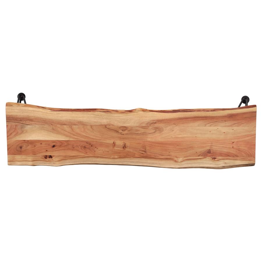 Sherman Wood Dining Bench Natural Acacia view 7