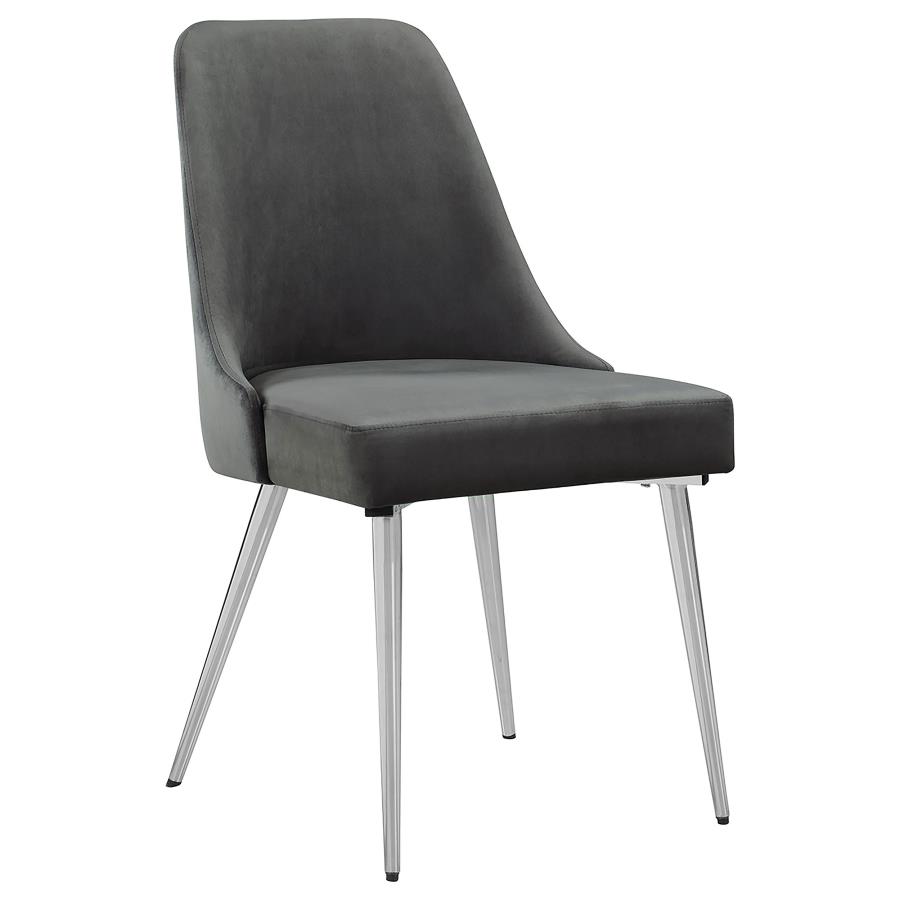Cabianca Upholstered Dining Side Chair Grey (Set of 2) view 3