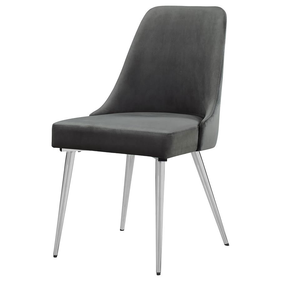 Cabianca Upholstered Dining Side Chair Grey (Set of 2) view 5