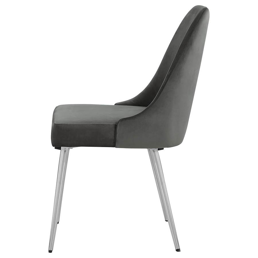 Cabianca Upholstered Dining Side Chair Grey (Set of 2) view 6