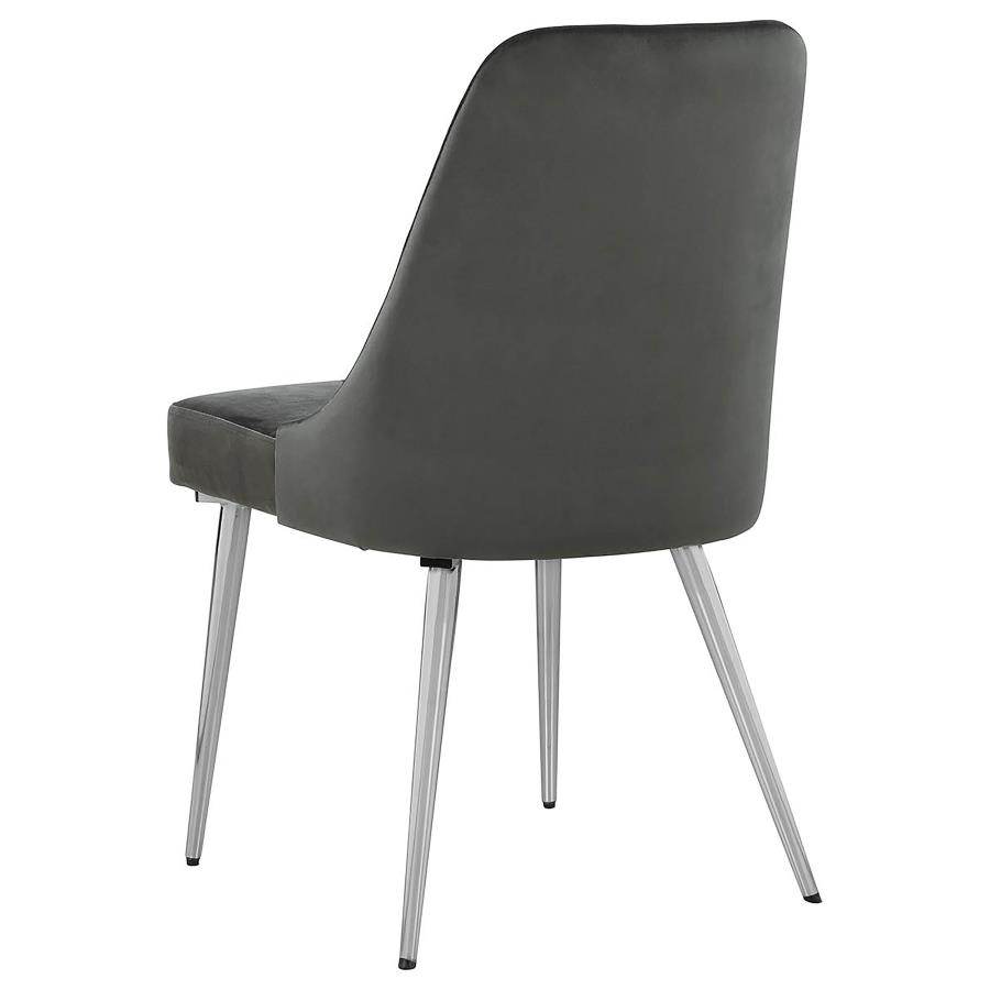 Cabianca Upholstered Dining Side Chair Grey (Set of 2) view 7