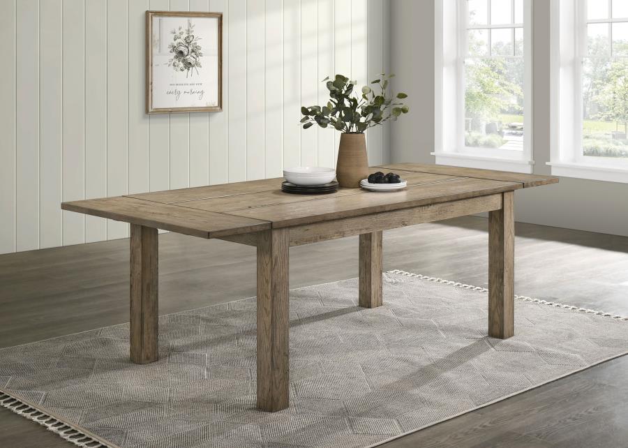 Cardova 87-inch Solid Wood Extension Dining Table Vineyard Oak view 2