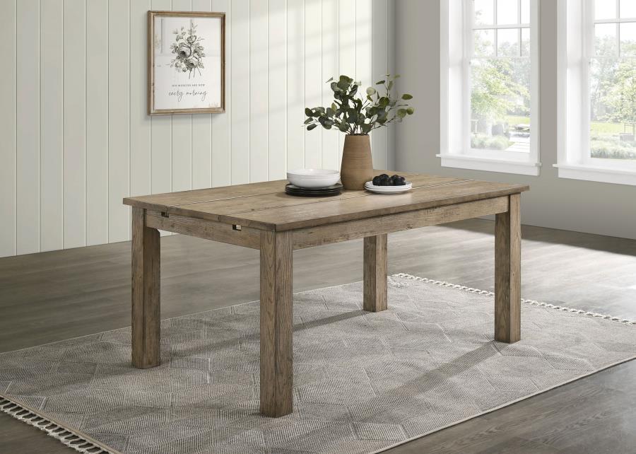 Cardova 87-inch Solid Wood Extension Dining Table Vineyard Oak view 3
