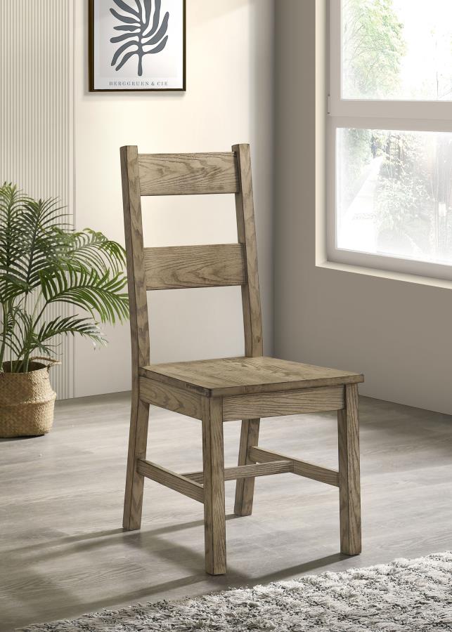 Cardova Solid Wood Dining Side Chair Vineyard Oak (Set of 2) view 2