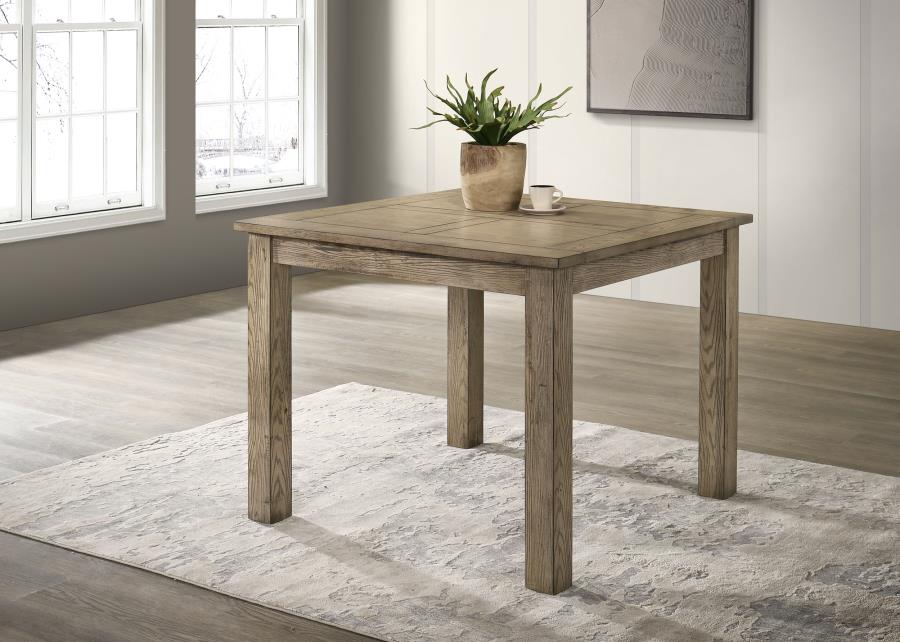 Cardova Square Counter Height Dining Table Vineyard Oak view 2