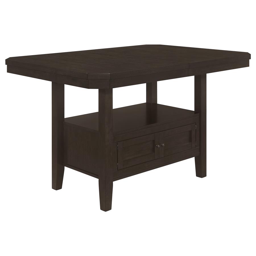 Prentiss 78-inch Extension Counter Dining Table Cappuccino view 4