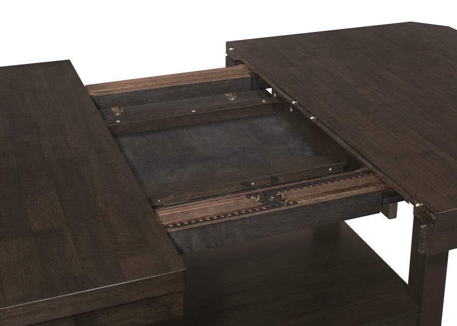 Prentiss 78-inch Extension Counter Dining Table Cappuccino view 6
