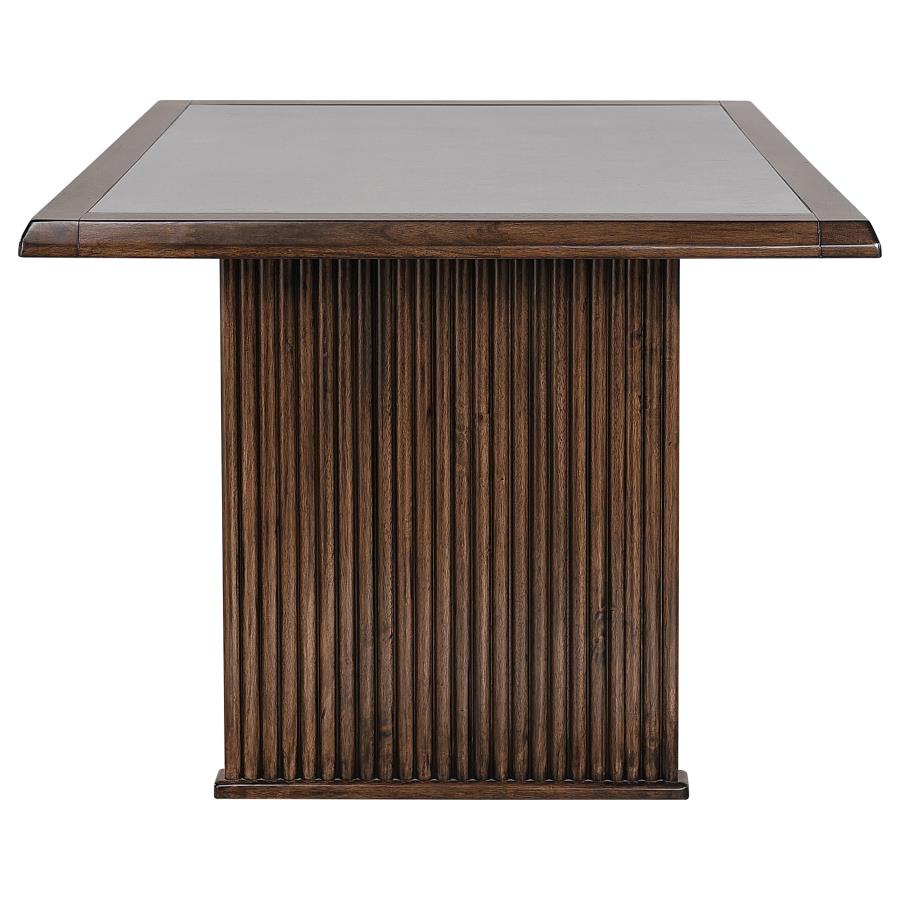Sherwood 7-piece Rectangular Dining Table Set Brown view 5