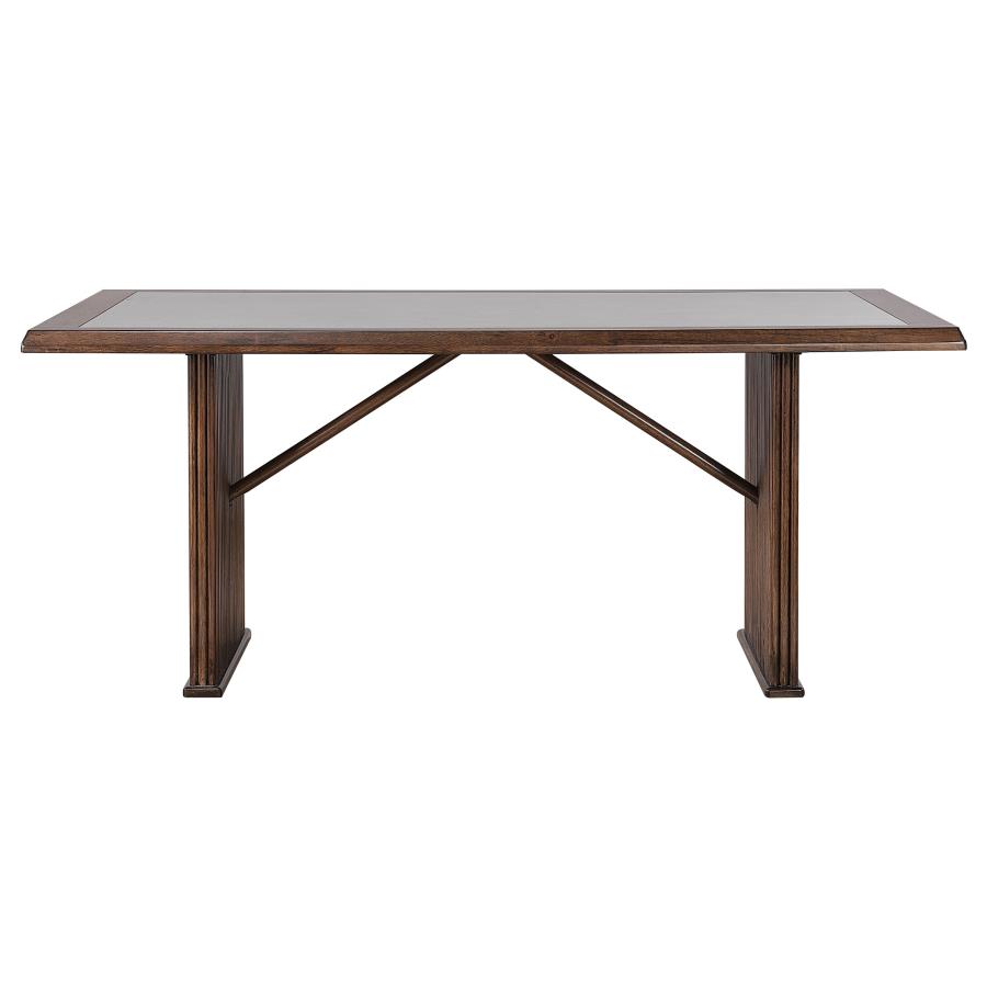 Sherwood 72-inch Rectangular Dining Table Brown view 3