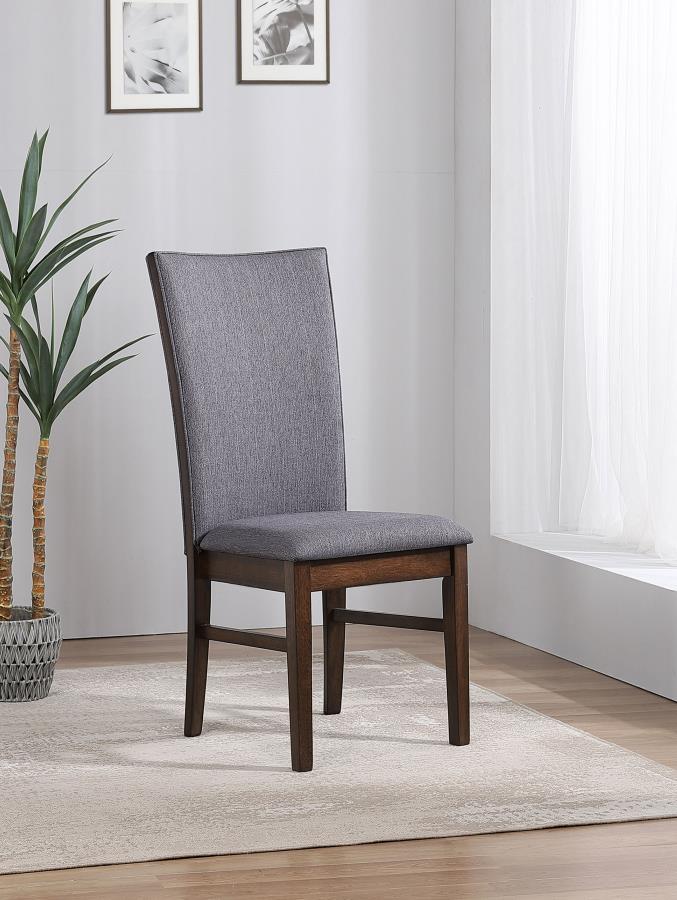 Sherwood Upholstered Dining Side Chair Grey (Set of 2) view 2