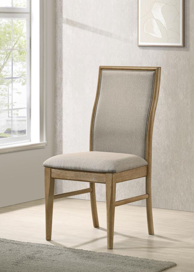 Adina Upholstered Dining Side Chair Barley (Set of 2) view 2