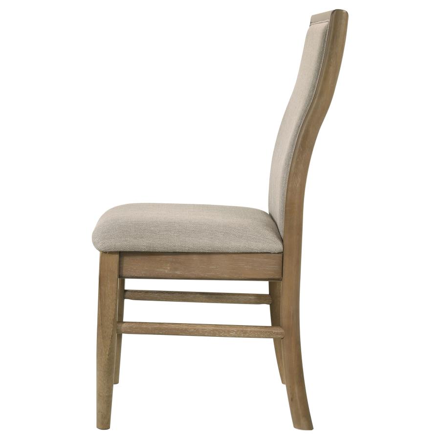 Adina Upholstered Dining Side Chair Barley (Set of 2) view 6