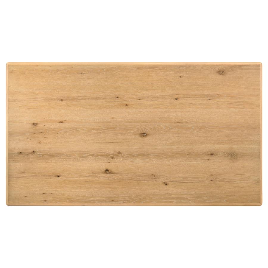 Duncan 7-piece Rectangular Wood Dining Table Set Washed Oak view 6