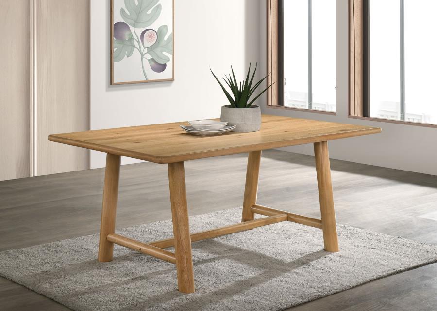 Duncan 71-inch Rectangular Wood Dining Room Table Washed Oak view 2