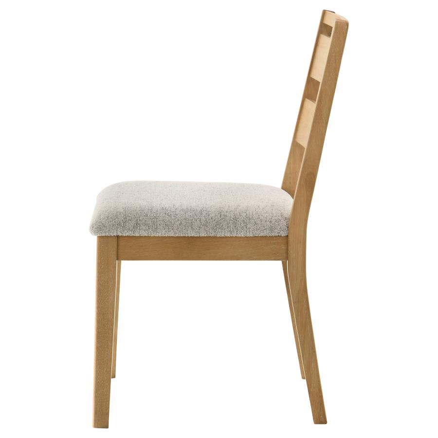 Duncan Ladder Back Dining Side Chair Washed Oak (Set of 2) view 6